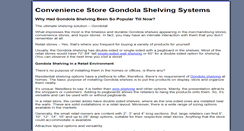 Desktop Screenshot of convenience-store-shelving.com